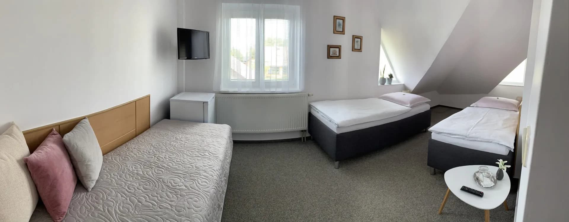 Třílůžkový pokoj pro rodiny – hotel Přimda